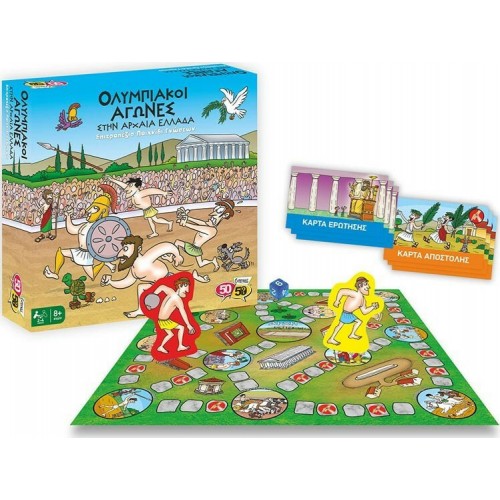 50/50 Games Ολυμπιακοί Αγώνες στην Αρχαία Ελλάδα Επιτραπέζιο Παιχνίδι (505204) 50/50 Games Ολυμπιακοί Αγώνες στην Αρχαία Ελλάδα Επιτραπέζιο Παιχνίδι (505204)