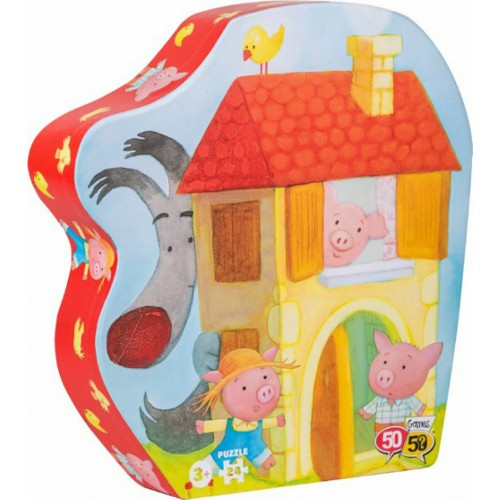 50/50 Games Παζλ Τρία Γουρουνάκια 24 τεμ. (505306)