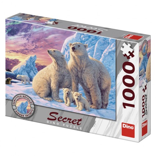 Dino Πολικές Αρκούδες 1000 Tεμ. Secret Collection Παζλ Dino (53278)