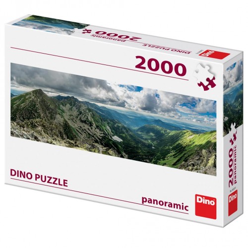 Dino Τοπίο με Βουνά 2000 Τεμ. Panoramic Παζλ Dino (56207)