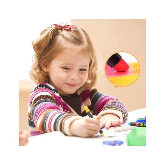 Κηρομπογιές Soft Baby Roo Σετ 24 χρωμ. Washable JarMelo (JA90442)