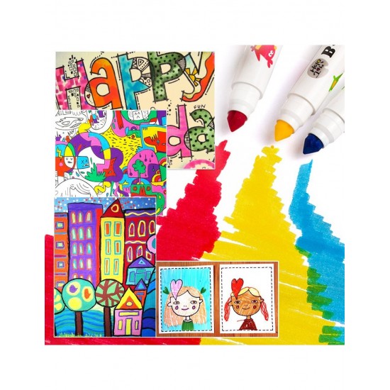 Μαρκαδόροι Baby Roo Σετ 24 χρωμ. Washable JarMelo (JA90497)