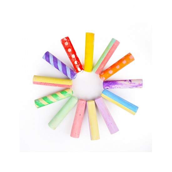 Κιμωλίες Σετ 24 χρωμ. Με 2 Λαβές Washable JarMelo (JA90909)