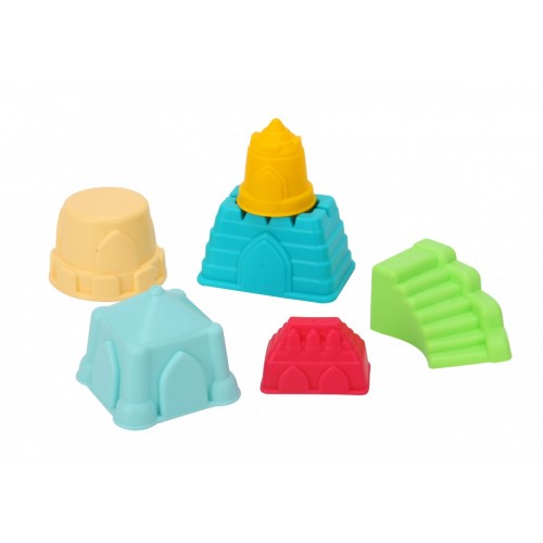 Tooky Toy Σετ Καλούπια Κατασκευές Στην Άμμο (LT001)