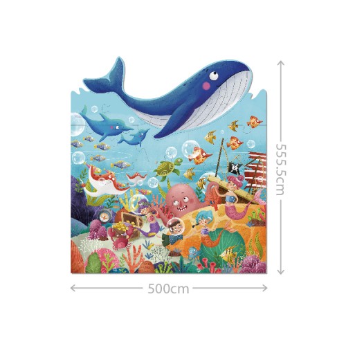 Tooky Toy Παζλ Βυθός Φάλαινα (LT010)