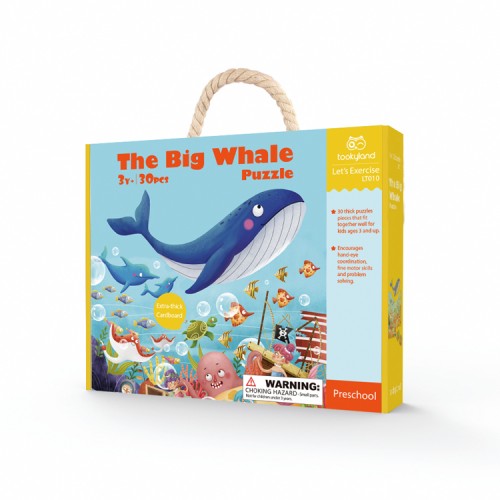 Tooky Toy Παζλ Βυθός Φάλαινα (LT010)