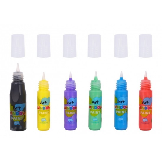 Tooky Toy Σετ Χρωμάτων Ζωγραφικής σε Παράθυρο (LT078)