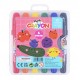 Tooky Toy Κηρομπογιές Σετ 6 Χρωμάτων Washable (LT139)