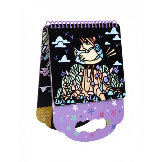 Tooky Toy Σετ Ζωγραφικής σε Βελούδο Ζώα (LT167)