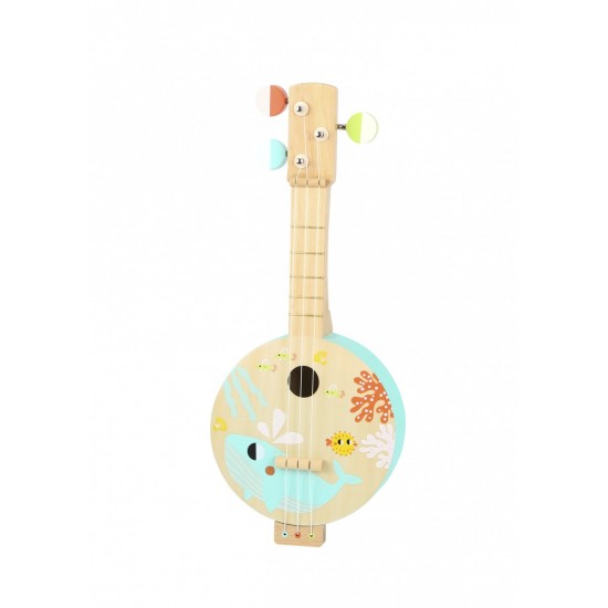Tooky Toy Ξύλινο Μπάντζο (TF572)
