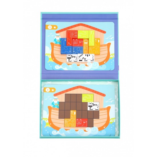 Tooky Toy Μαγνητικό Παζλ - Κιβωτός Νώε (TF909)