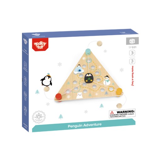Tooky Toy Ξύλινος Πιγκουίνος Περιπέτειας (TF931)