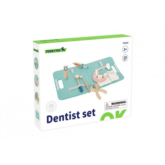 Tooky Toy Ξύλινο Σέτ Οδοντιάτρου (TH164)