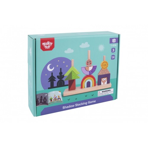 Tooky Toy Ξύλινο Παιχνίδι Στοίβαξης Σκιών (TH376)