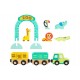Tooky Toy Ξύλινο Τρενάκι Ζωολογικός Κήπος (TH616)