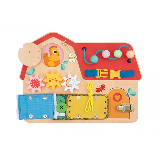 Tooky Toy Ξύλινο Σπίτι Δραστηριοτήτων (TH642)