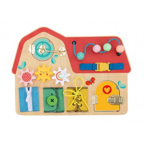 Tooky Toy Ξύλινο Σπίτι Δραστηριοτήτων (TH642)