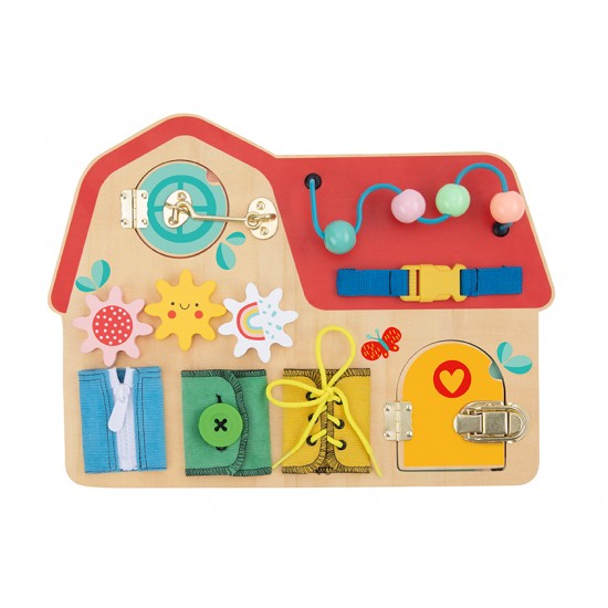 Tooky Toy Ξύλινο Σπίτι Δραστηριοτήτων (TH642)