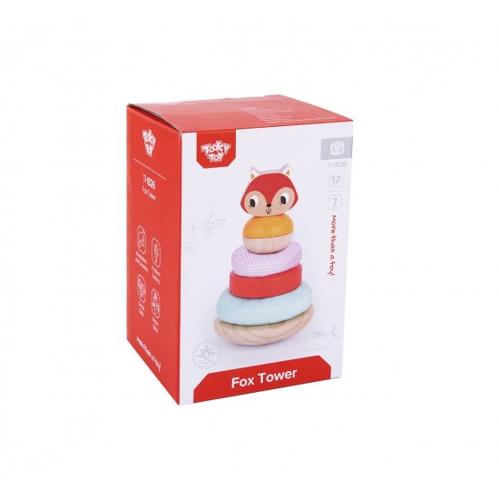Tooky Toy Πύργος Αλεπού από Ξύλο και Ύφασμα (TH826) Tooky Toy Πύργος Αλεπού από Ξύλο και Ύφασμα (TH826)