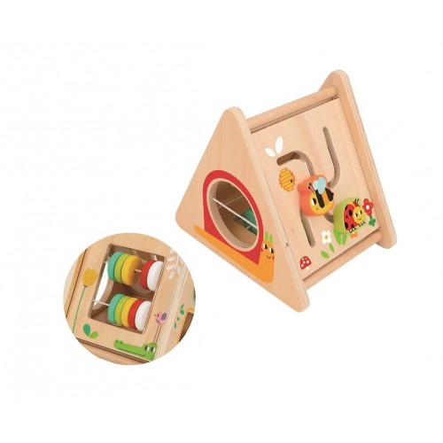 Tooky Toy Ξύλινη Πυραμίδα Δραστηριοτήτων (TH912)