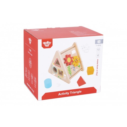 Tooky Toy Ξύλινη Πυραμίδα Δραστηριοτήτων (TH912)