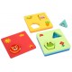 Tooky Toy Ξύλινο Παιχνίδι Λογικής Με Σχήματα (TH958)