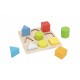 Tooky Toy Ξύλινα Σφηνώματα Σχήματα Και Χρώματα (TH981)