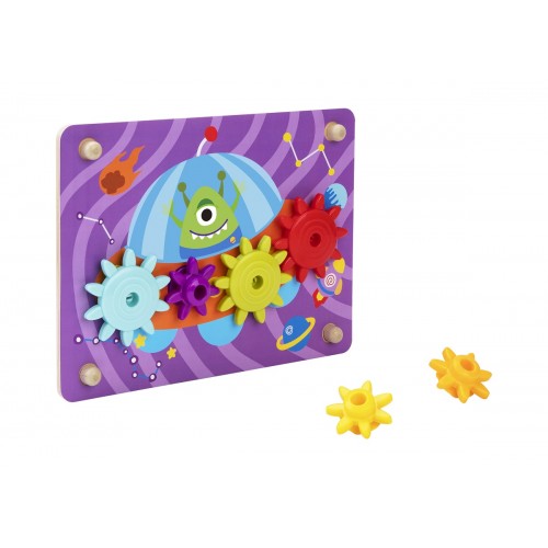 Tooky Toy Ξύλινο Παιχνίδι Λογικής Με Γρανάζια (TK352)