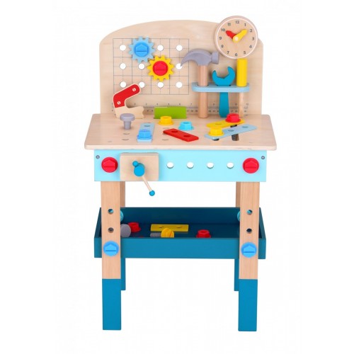 Tooky Toy Ξύλινος Πάγκος Με Εργαλεία (TK399)
