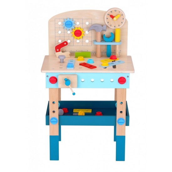 Tooky Toy Ξύλινος Πάγκος Με Εργαλεία (TK399)