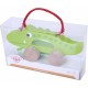 Tooky Toy Ξύλινος Κροκόδειλος Συρόμενος (TKC265)