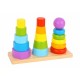 Tooky Toy Ξύλινοι Πύργοι Στοίβαξης Με Γεωμετρικά Σχήματα (TKF008A)