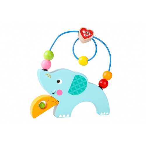 Tooky Toy Ξύλινο Ελεφαντάκι Λαβύρινθος (TKF086)