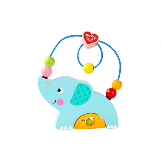 Tooky Toy Ξύλινο Ελεφαντάκι Λαβύρινθος (TKF086)