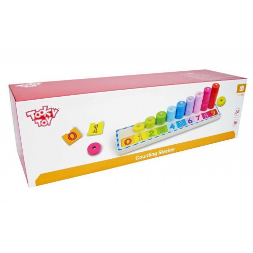 Tooky Toy Ξύλινος Άβακας-Αριθμητήριο (TKH851)