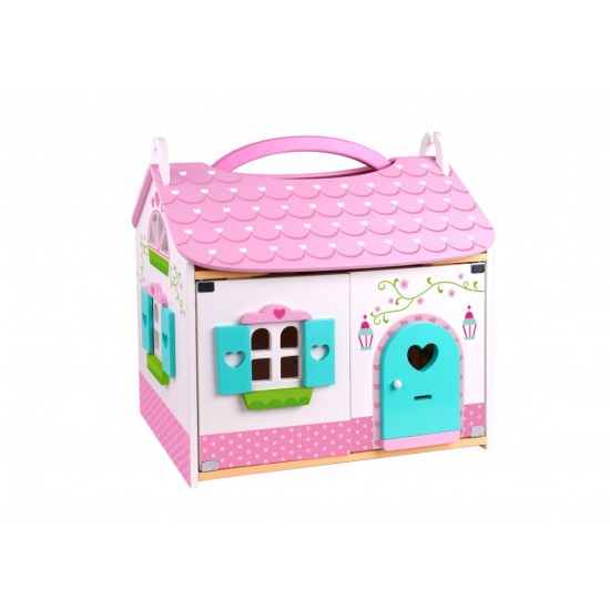 Tooky Toy Ξύλινο Κουκλόσπιτο (TKI050)