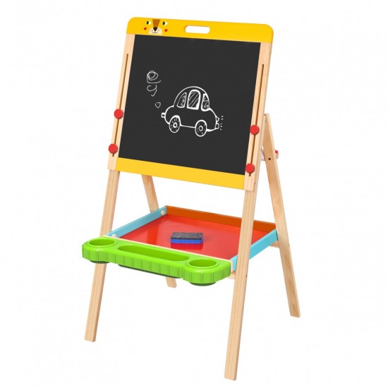 Tooky Toy Ξύλινο Καβαλέτο Διπλής Όψης (TL113)