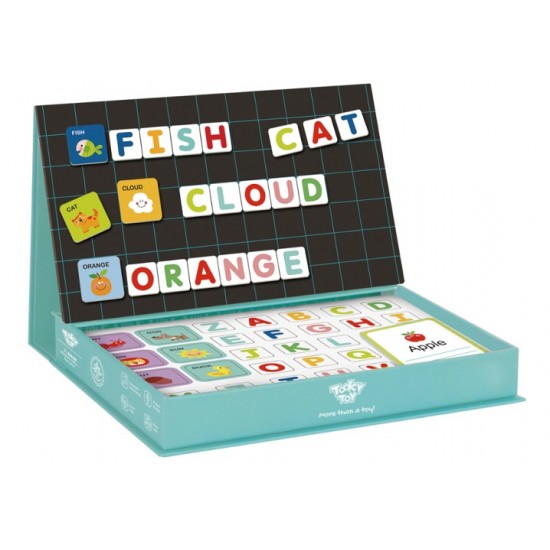 Tooky Toy Μαγνητικό Κουτί Αγγλικό Αλφάβητο (TL643A)