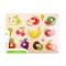 Tooky Toy Παζλ Σφηνώματα Φρούτα (TY854)