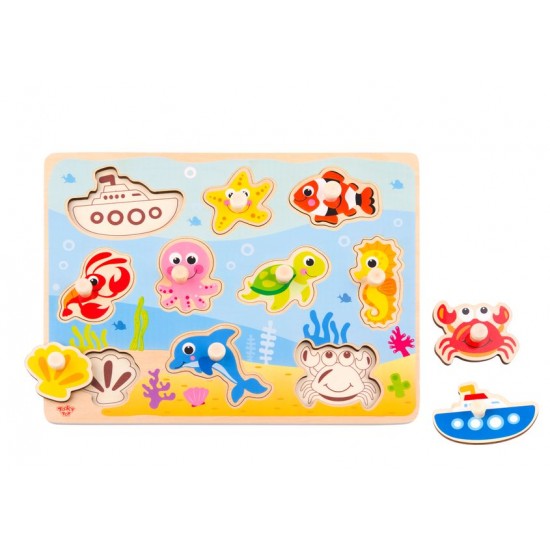Tooky Toy Παζλ Σφηνώματα Θάλασσα (TY856)