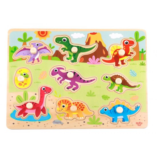 Tooky Toy Παζλ Σφηνώματα Δεινόσαυροι (TY859) Tooky Toy Παζλ Σφηνώματα Δεινόσαυροι (TY859)