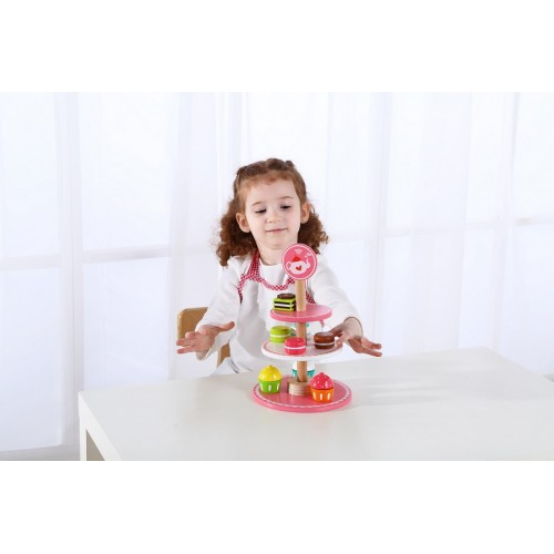 Tooky Toy Ξύλινο Σταντ Με Γλυκά (TY991)