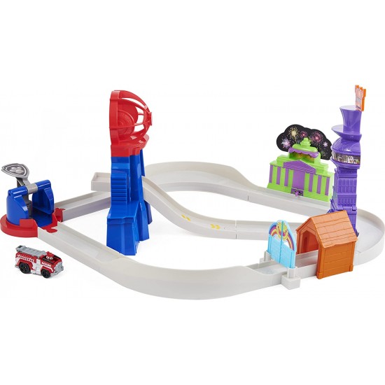 Spin Master Paw Patrol True Metal Total City Rescue Movie Race Track Set (6061056)
