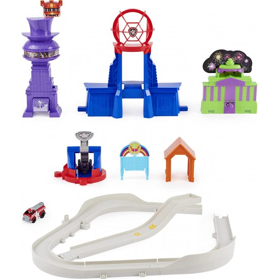 Spin Master Paw Patrol True Metal Total City Rescue Movie Race Track Set (6061056)