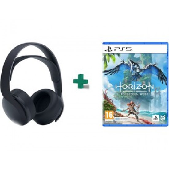 Sony PS5 Pulse 3D Wireless Headset - Ασύρματα Ακουστικά Κεφαλής - Μαύρο & Horizon Forbidden West