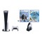 Sony PlayStation 5 & Pulse 3D Wireless Headset Midnight Black & Horizon Forbidden West & God of War Ragnarok
