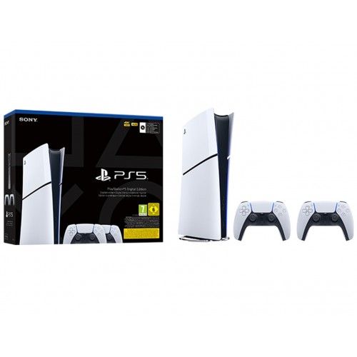 Sony PlayStation 5 Digital Edition 825GB Two DualSense® Wireless Controllers Bundle(2090407) Sony PlayStation 5 Digital Edition 825GB Two DualSense® Wireless Controllers Bundle(2090407)