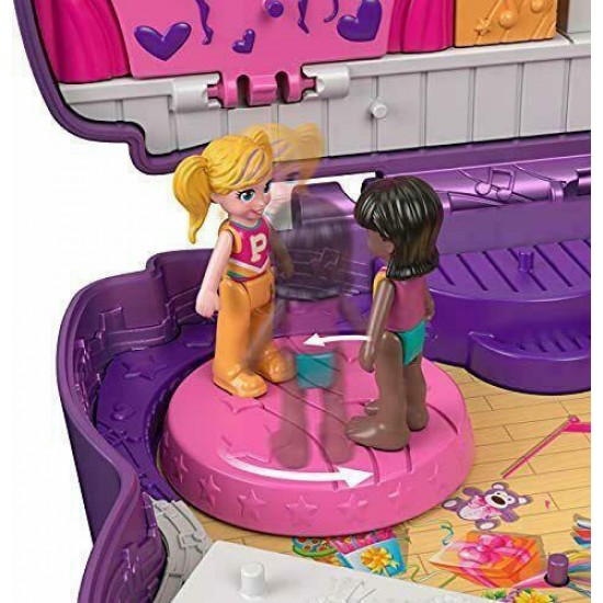 Mattel Polly Pocket Mini - Ο Κοσμος Της Σετακια Sparkle Stage με Λαμπάδα (FRY35/HCG17)