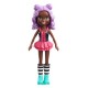 Mattel Polly Pocket Impulse Doll - Dark Skin Doll with Roller (HKV80)