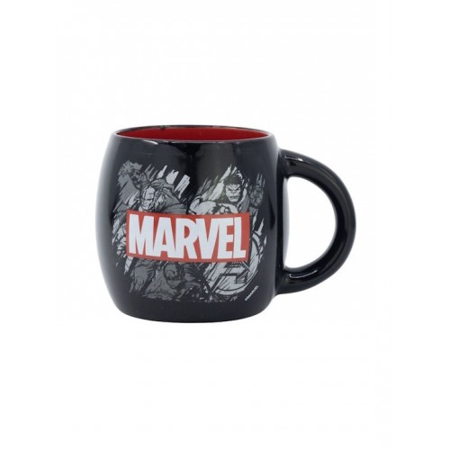 Stor: Marvel Pattern - Globe Mug In Gift Box (380ml) (75436) Stor: Marvel Pattern - Globe Mug In Gift Box (380ml) (75436)
